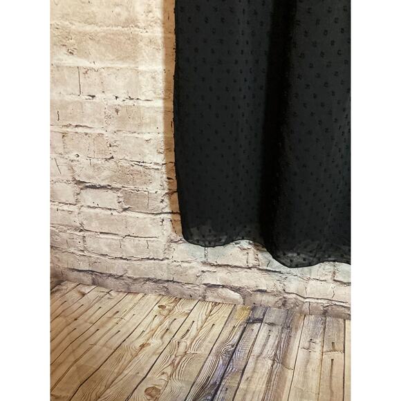 CDM Babydoll Dress Womens Large Black All Over Poms Flutter Sleeve Whimsigoth - Picture 8 of 14